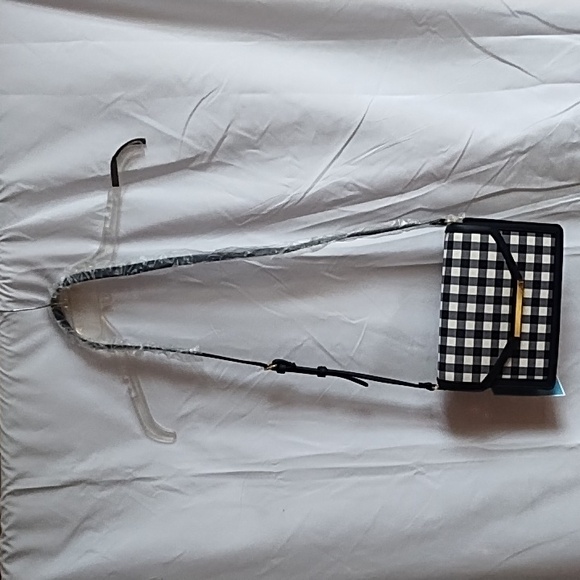 Draper James RSVP blue and white check purse - Picture 2 of 9